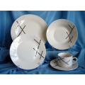 Haonai 210554 japanese style dinner set/elegance fine porcelain dinner set,20pcs 30pcs dinner set.